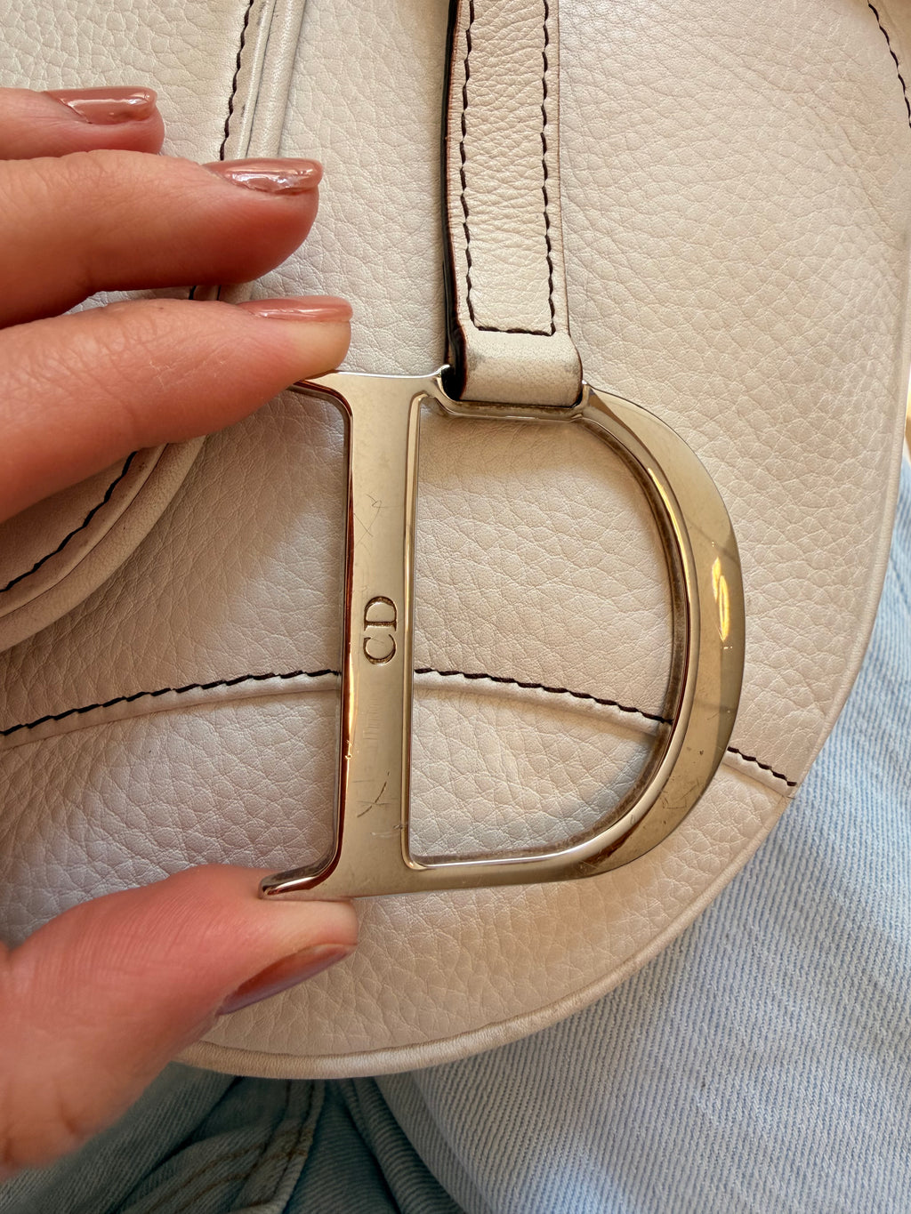 Vintage Dior Saddle Bag
